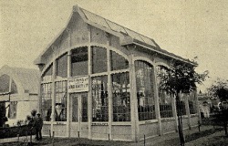 Pawilon firmy Sambor, Krawczyk i S-ka, na Wystawie Częstochowskiej.