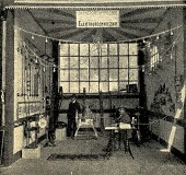 Urządzenia elektryczne firmy Stan. Ginsberg, na wystawie częstochowskiej.