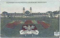 CZĘSTOCHOWA. WYSTAWA PRZEMYSŁU I ROLNICTWA. 1909. PAWILON GŁÓWNY. Wydawnictwo Imperial (?) (seria V)
