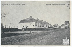 Wystawa w Częstochowie. 1909. Pawilon drobnego przemysłu. Fot. A. Piotrowski. Wydawnictwo Andrzeja Piotrowskiego (seria I)