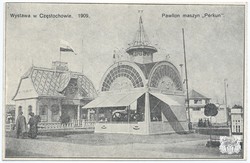 Wystawa w Częstochowie. 1909. Pawilon maszyn 