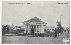 Wystawa w Częstochowie. 1909. Pawilon Fausta. Fot. A. Piotrowski. Wydawnictwo Andrzeja Piotrowskiego (seria I)