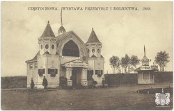 CZĘSTOCHOWA. WYSTAWA PRZEMYSŁU I ROLNICTWA. 1909. Pawilon Tow. Akc. R. Kindlera. Fot. W. Wesołowski. Wydawnictwo B-ci Rzepkowicz. Warszawa (seria III)